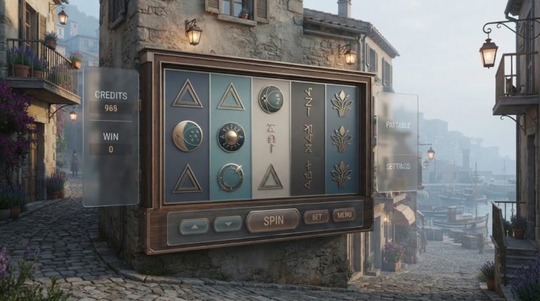 Kajian efek kaca pada desain panel permainan slot modern
